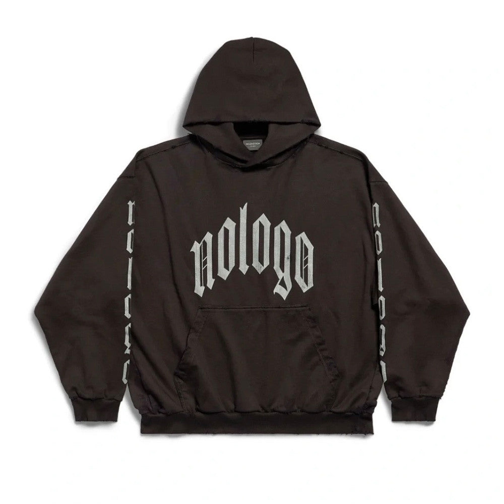 Balenciaga Men's Women's Cotton Spring And Autumn Letter Printed Fitted Casual Long Sleeve Hooded Sweatshirt Trendy Elastic Sweatpants Ngvp #7435