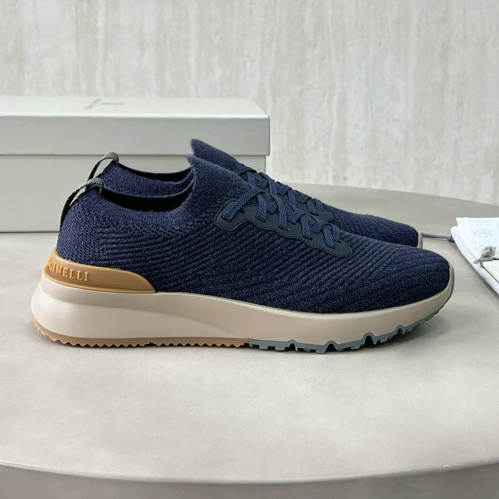 Brunello Cucinelli  Men's Spring/Fall Fashion Casual Round Toe Lace Up Low Top Flat Sole Sneakers Shoes #78959