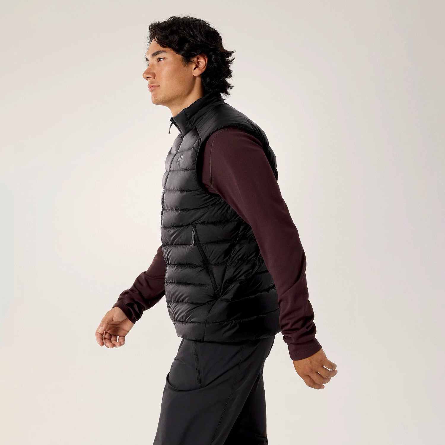 Arcteryx Men's Fall/Winter Fashion Casual High Neck Zipper Sleeveless Thermal Vest #79431