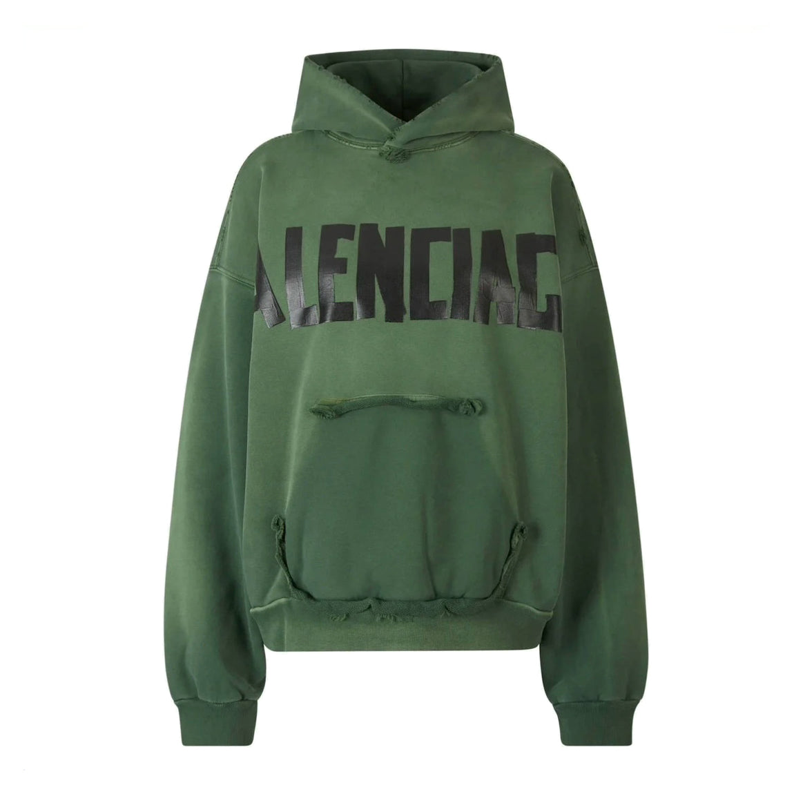 Balenciaga Men's Spring Autumn Logo Letter Print Cotton Loose Fit Hooded Sweatshirt Hoodie #99544