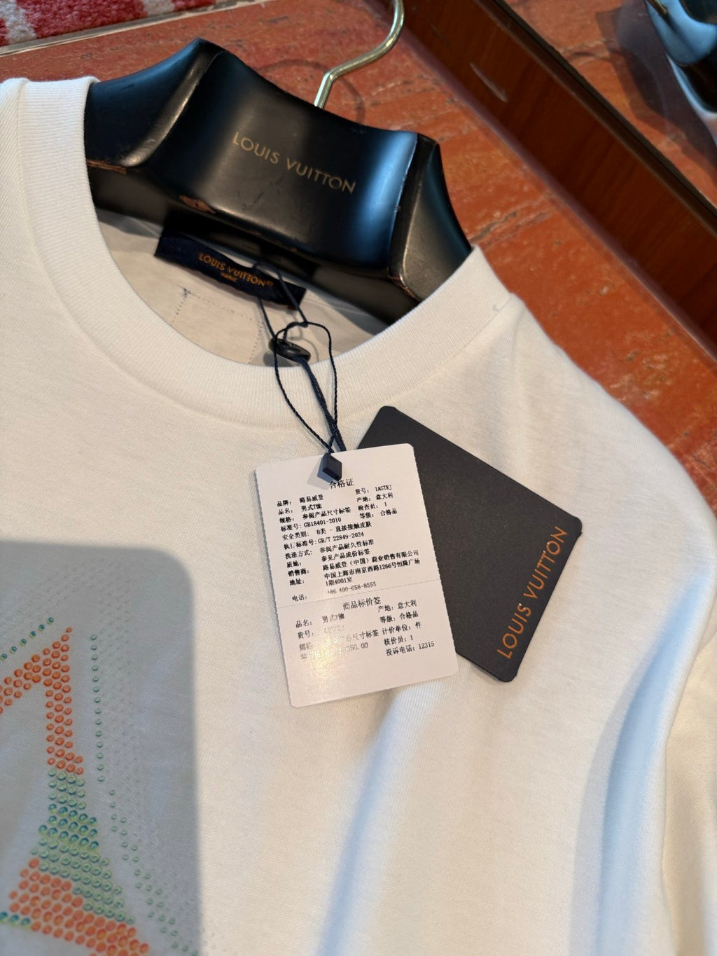 Louis Vuitton Men's Summer 3D Floral Print Round Neck Cotton Short Sleeve T-Shirt #77564