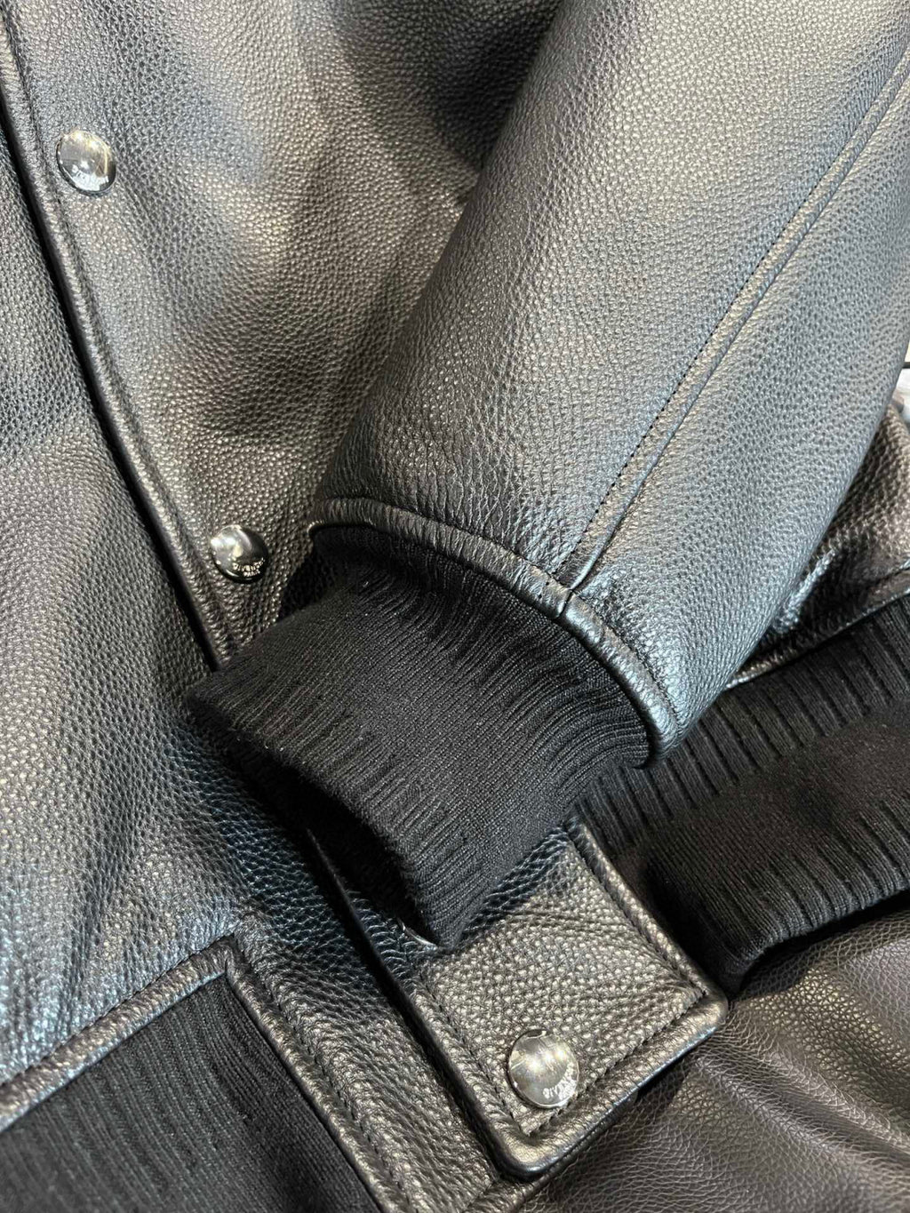 Givenchy Buttoned Leather Jacket #4674