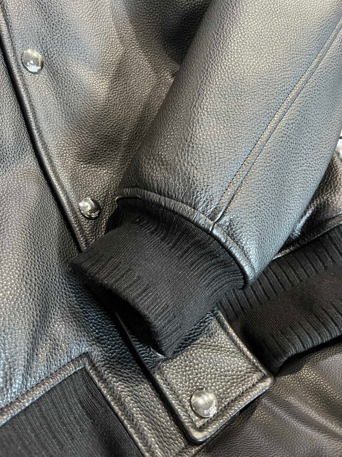 Givenchy Buttoned Leather Jacket #4674