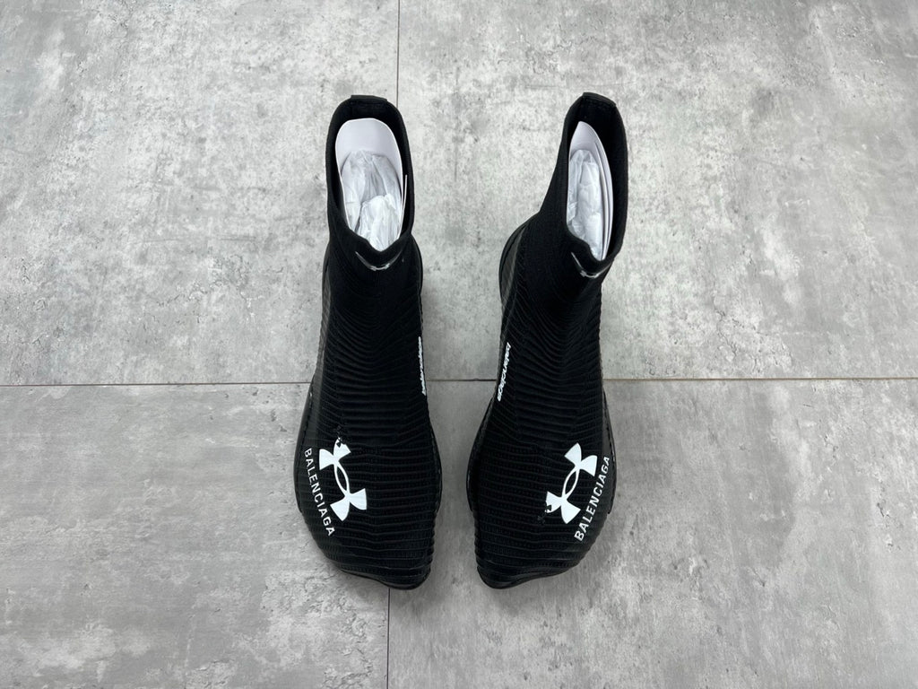 Balenciaga UNDER ARMOUR® HYPER Men's and Women's Spring/Fall Fashion Casual Round Toe Slip On Solid Color Knit Socks For Sneakers Shoes #78799