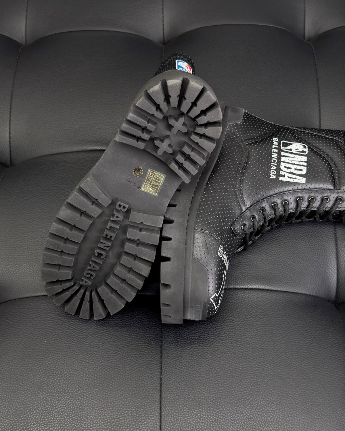 Balenciaga Nba Collaboration Combat Strike Boot #378532