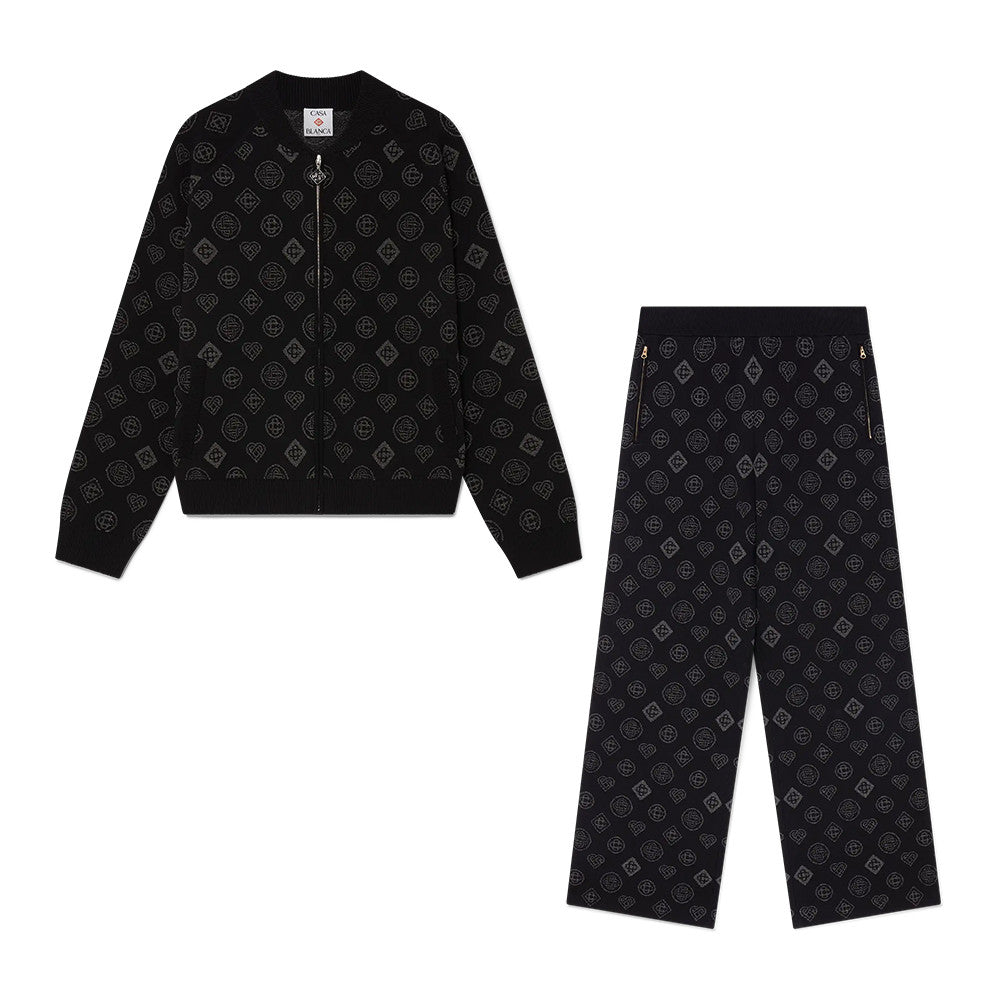 Casablanca Monogram Jacquard Bomber Jacket Trousers #335637