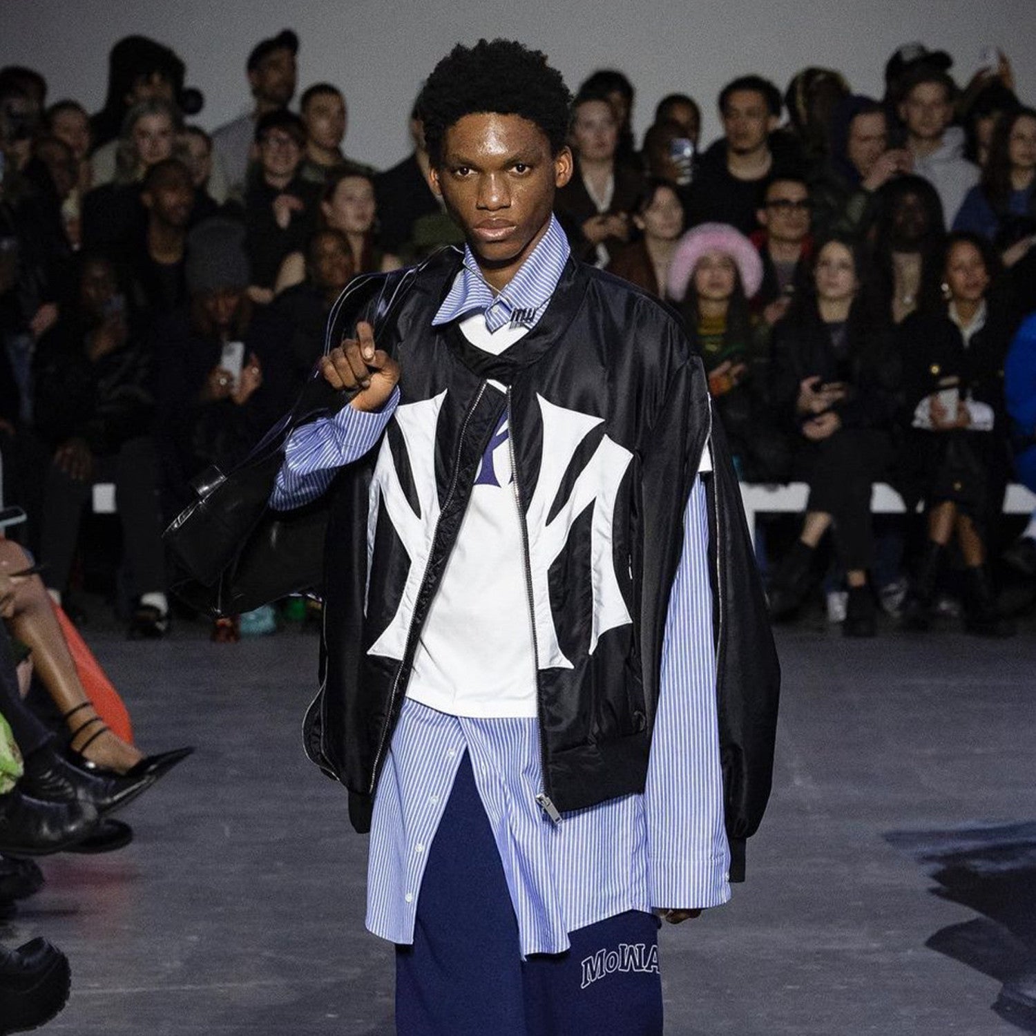 Mowalola My City Zip Jacket Ma-1 Bomber Yvl Playboicarti Autumn Winter High Street Dark Hip Hop Round Neck Long Sleeve Jacket Ngvp #1349