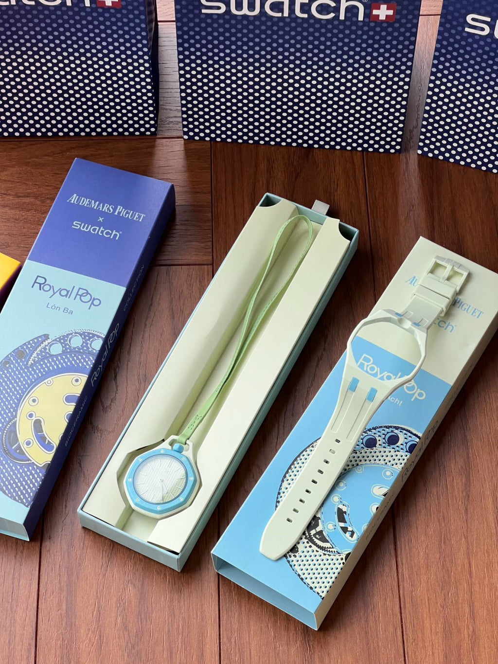 AUDEMARS PIGUET ¡Á SWATCH OTG ROZ Royal Pop Collection #385674