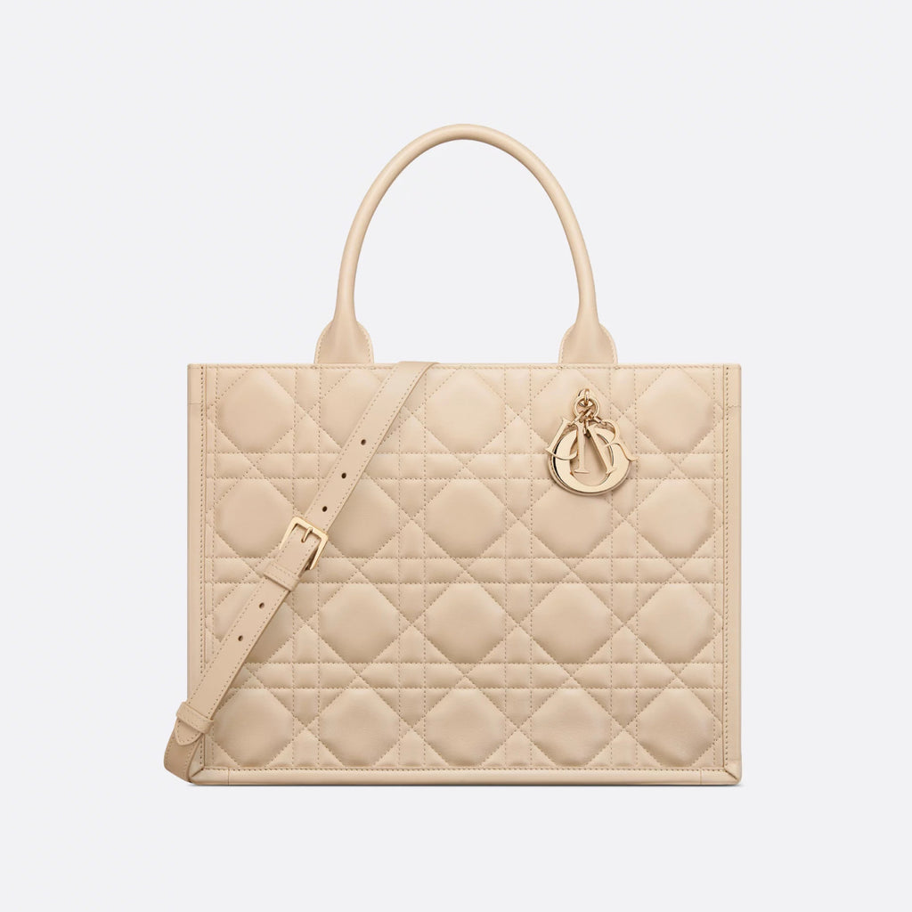 Dior Book Tote Women's Detachable Adjustable Shoulder Strap Rattan Checkered Cowhide Leather Solid Color Shopping Bag Single Shoulder Slanting Tote Bags #75338