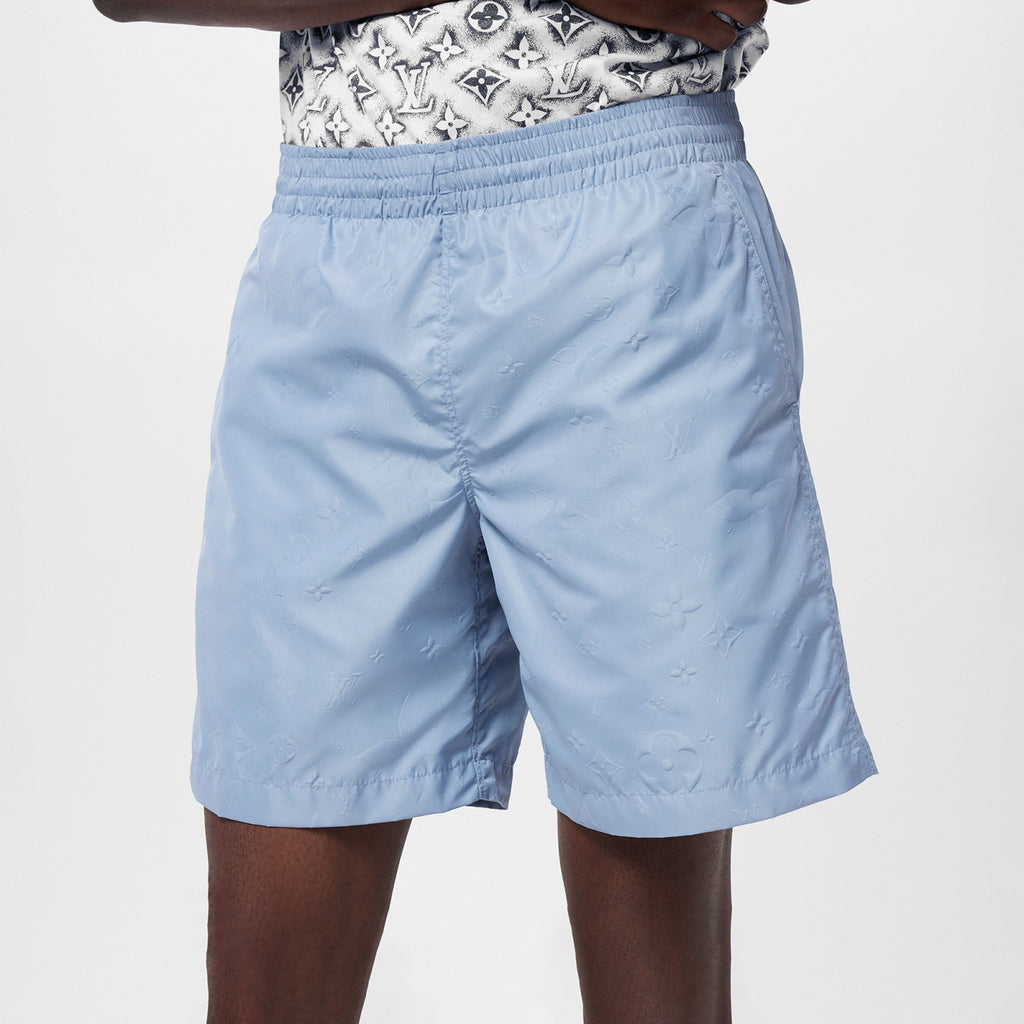 Louis Vuitton Men's Summer Solid Color Polyester Beach Full Print Casual Signature Swim Board Shorts #75891