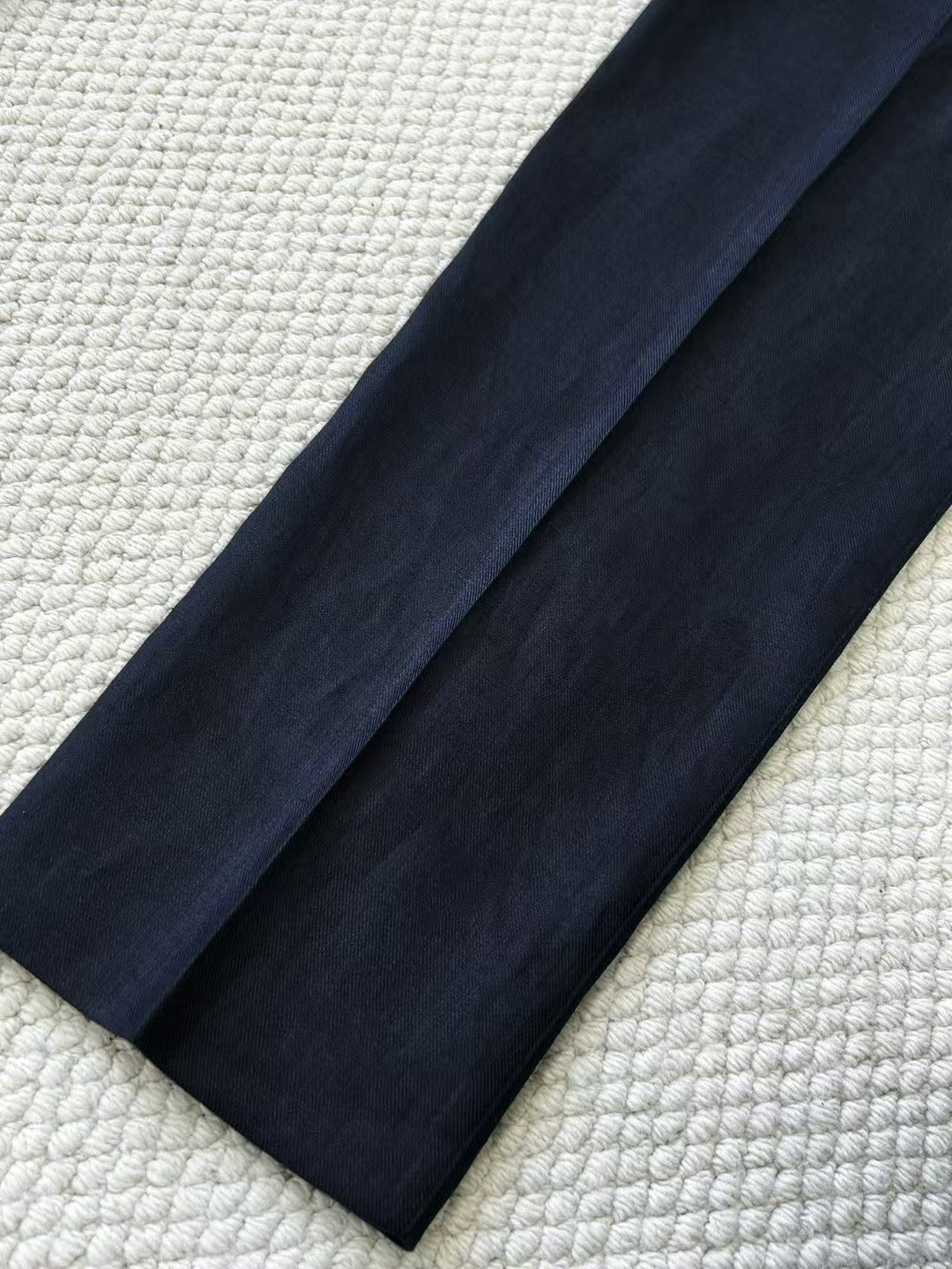 Ermenegildo Zegna Men's Spring And Summer Solid Color Casual Comfortable Elastic Waist Trousers Pants #75522