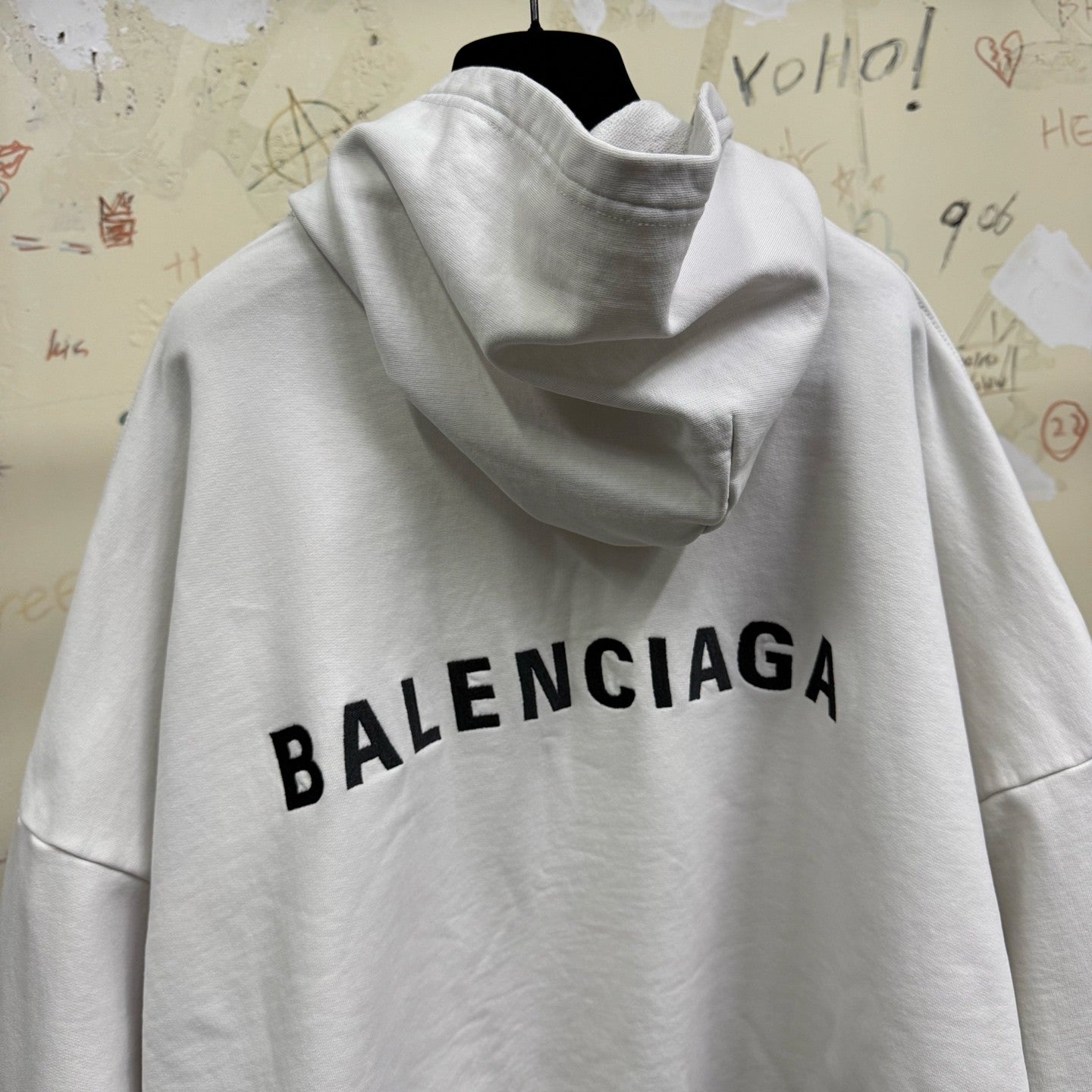Balenciaga Polo Collar Hooded Sweatshirt #333810