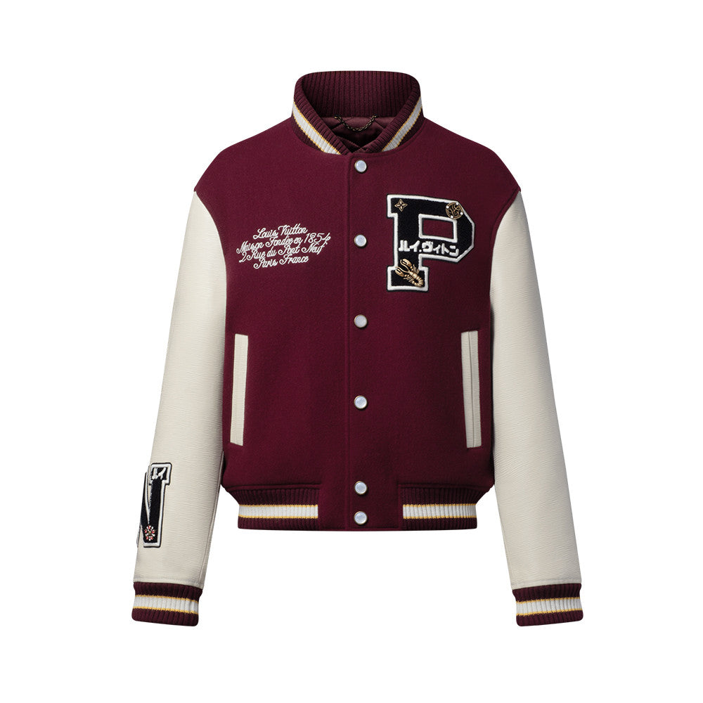 Louis Vuitton Custom Epi Leather College Jacket #332524