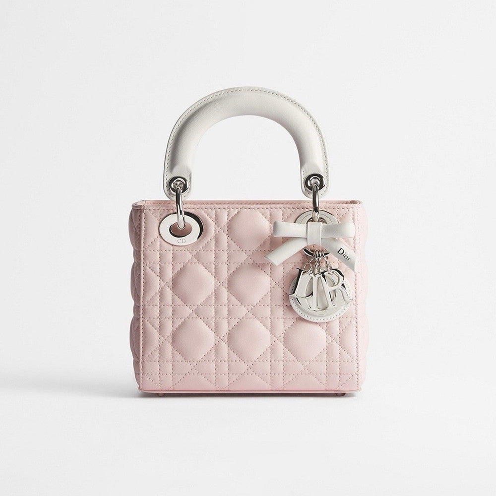 DIOR Mini Lady Dior Bag with Chain Black Cannage Lambskin #376913