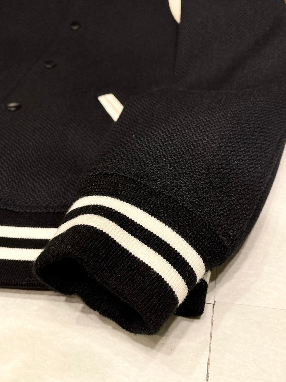 Saint Laurent Teddy Jacket In Wool Ngvp #691