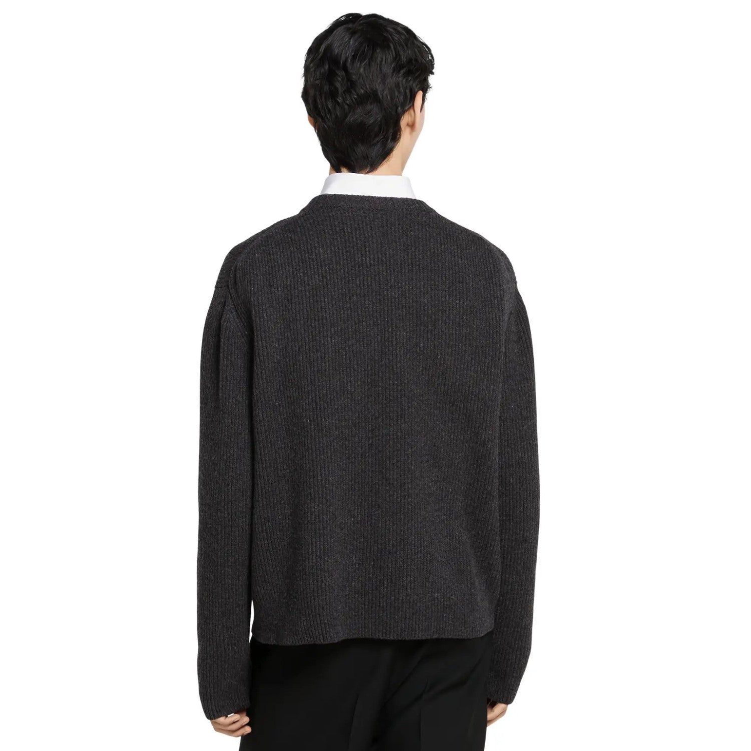 Gucci Men's And Women's Fall/winter Fashion Casual Solid Color Crew Neck Pullover With Letter Logo In Cashmere Sweater #79161