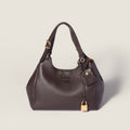 MiuMiu Women's Fashion Classic Solid Color Grain Leather Logo Handbag Shoulder Bag Bags 5BA304_2IFL_F0ZKS #79515