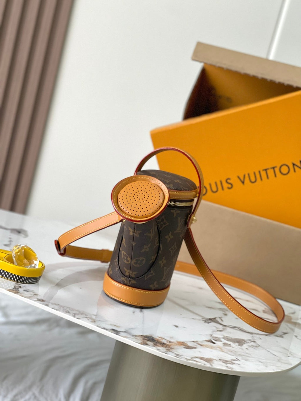 Louis Vuitton Watering Can Men's Mini Bag Monogram Canvas Bucket Bag With Adjustable Shoulder Strap Bags #196931