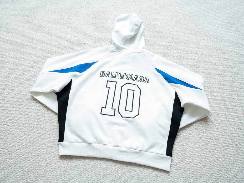 Balenciaga Men's Balenciaga NBA Collaboration Oversized Zip-up Hoodie in Black multicolor #377157