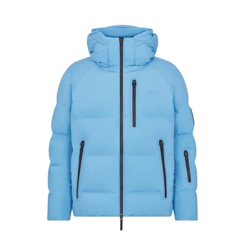 Dior x Descente x Peter Doig Light Blue Puffer Coat #334553