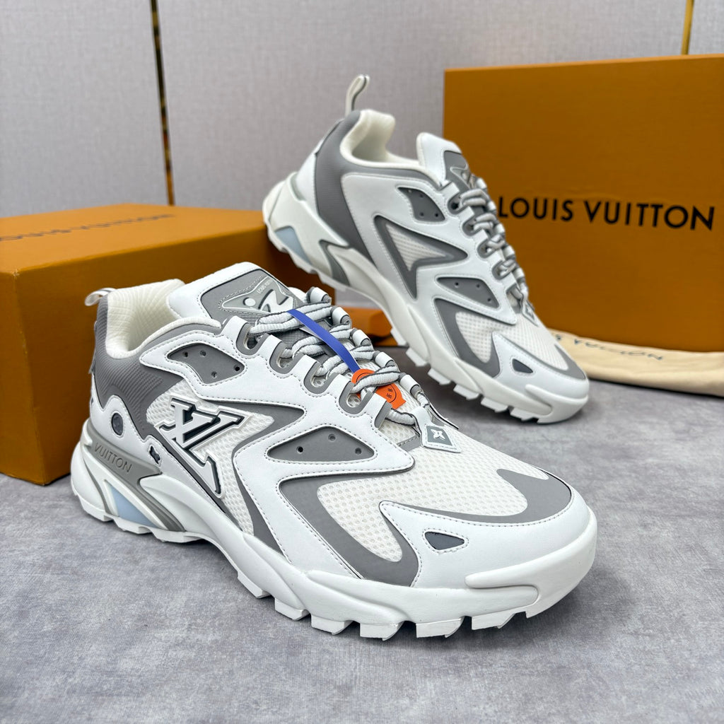 Louis Vuitton LV RUNNER TATIC Men's And Women's Spring/summer Casual Round Toe Lace Up Floral Logo Low Top Casual Sneakers Shoes #78323