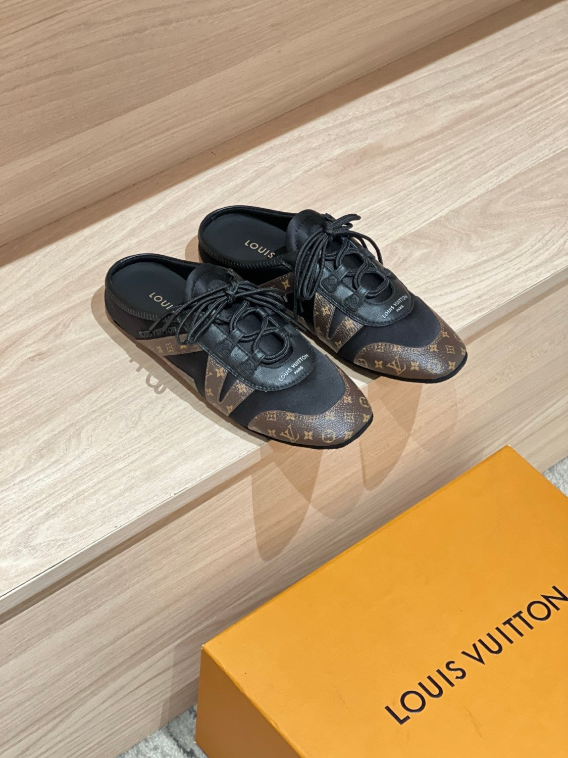 LOUIS VUITTON LV Sneakerina Open Back Shoes 1AK5AV #382049