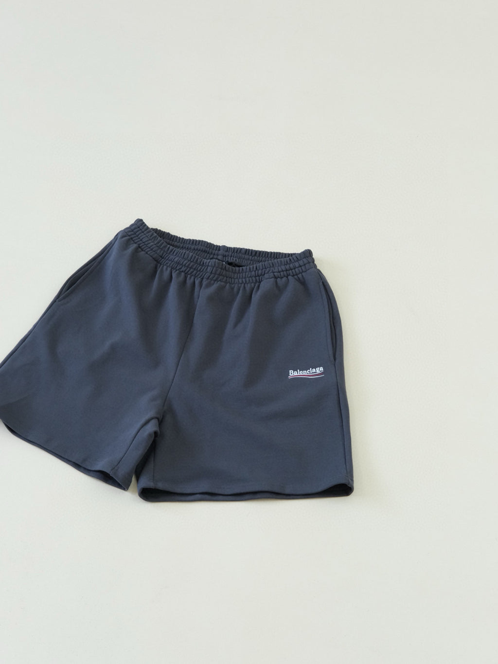 Balenciaga Men's Summer Solid Color Letter Print Elastic Waist Casual Shorts Pants #98974