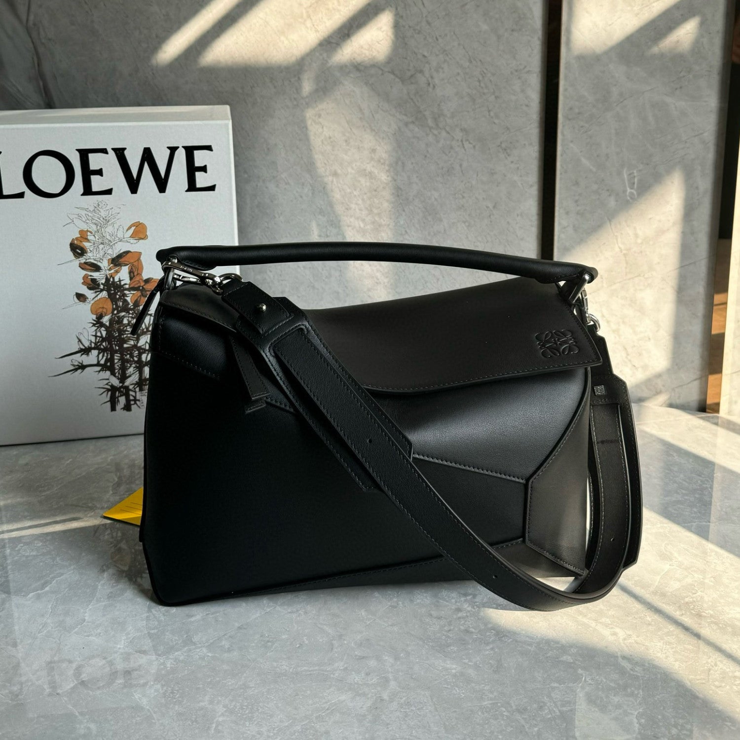 Loewe Classic Puzzle Cowhide Handbags Men Women Fashion Geometric Casual Temperament Commuter Crossbody Bag Bags #75395