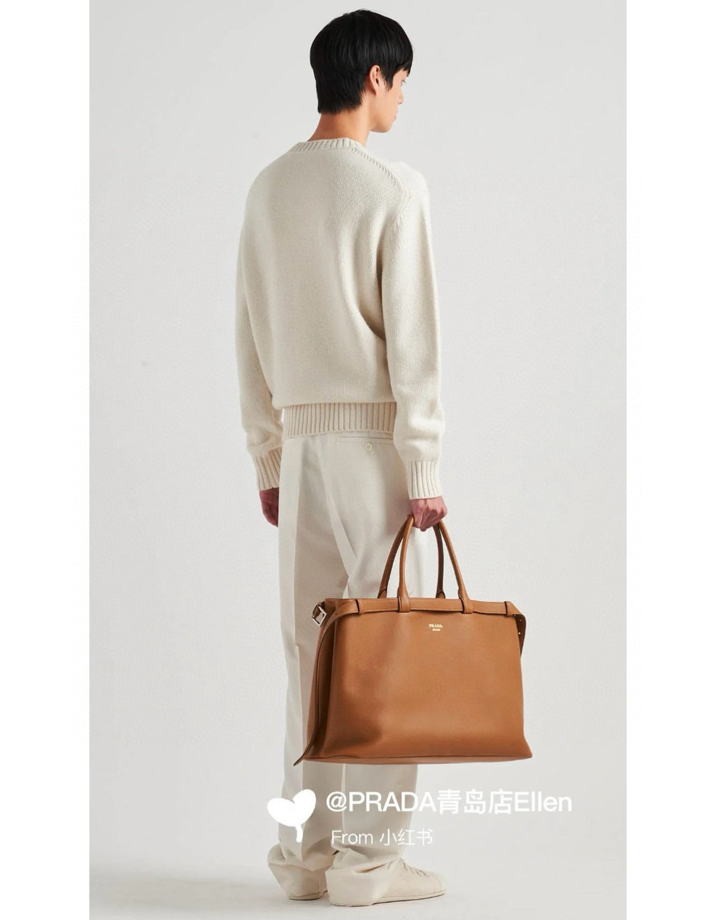 Prada Men's Spring and Autumn Solid Color Splicing Round Neck Embroidery Printed Logo Long Sleeve Sweater Pullover #98666