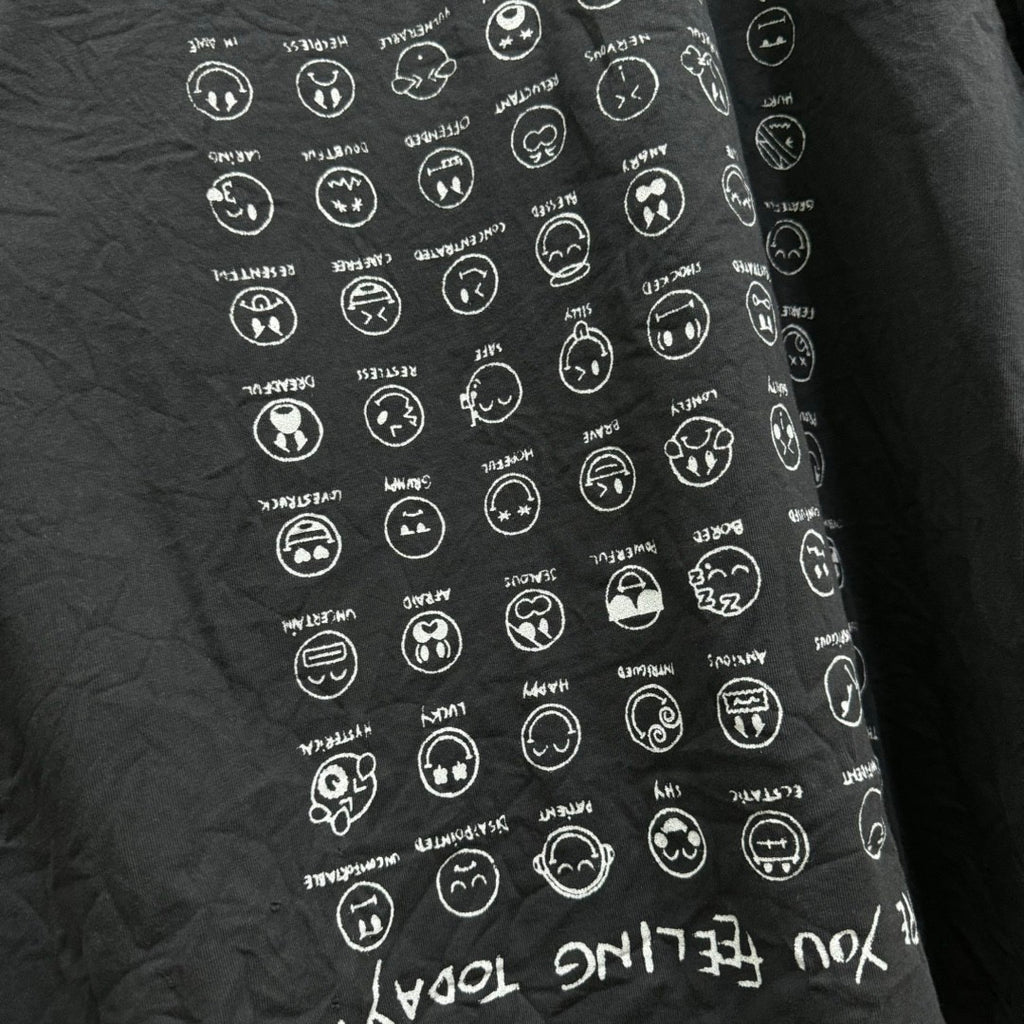 Balenciaga Men Women Summer Letter Printed Loose Cotton Round Neck Black Long Sleeve T-Shirt Ngvp #9556