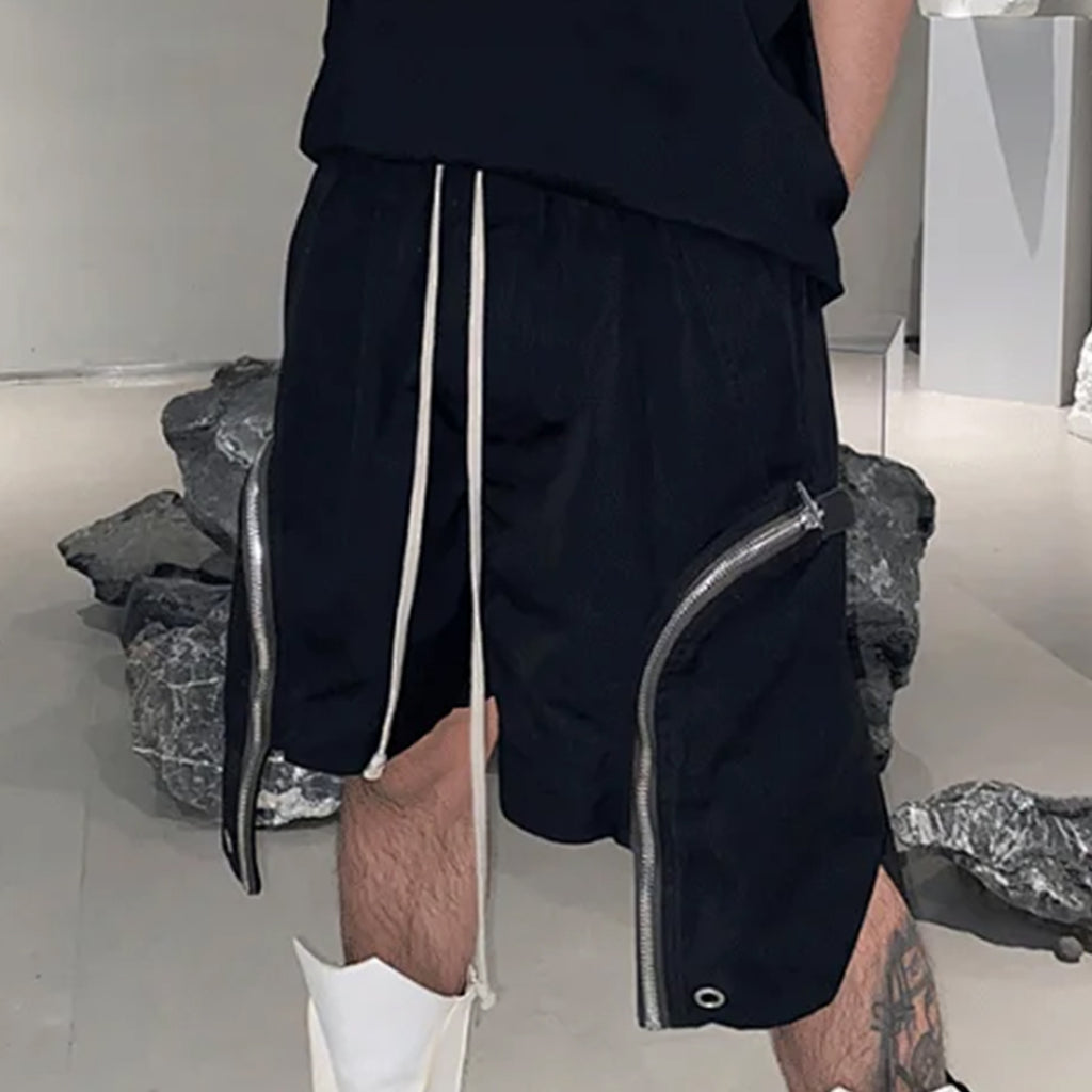 Rick Owens  Casual shorts with zippered large pockets #91112