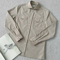 Brunello Cucinelli Men's Spring And Autumn Lapel Single-Breasted Solid Colour Shirt Fashion Casual Long-Sleeved Shirt Jacket Ngvp #1471