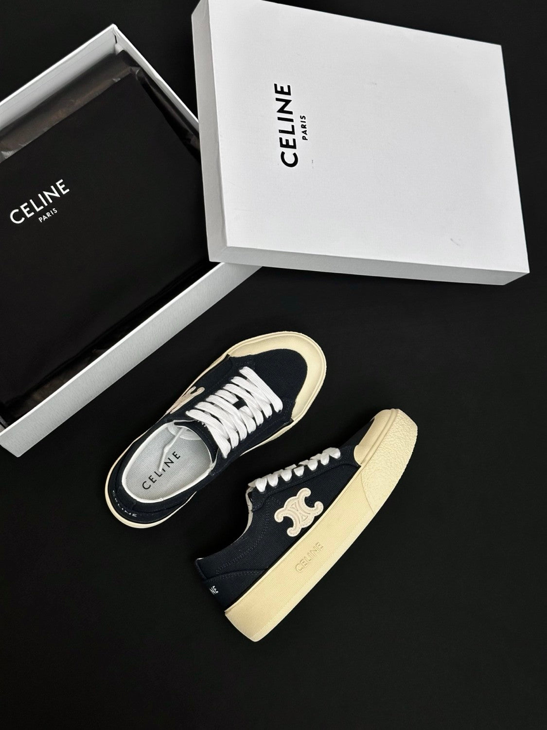 Celine Alan Sneaker in Canvas 4CM #381929