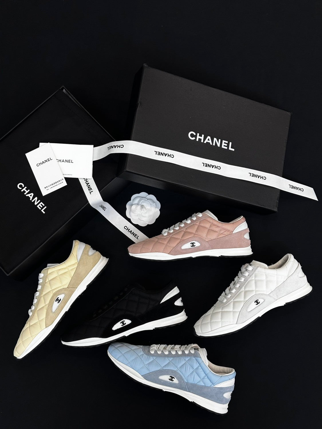 Chanel Trainers Calfskin Suede Calfskin #333965