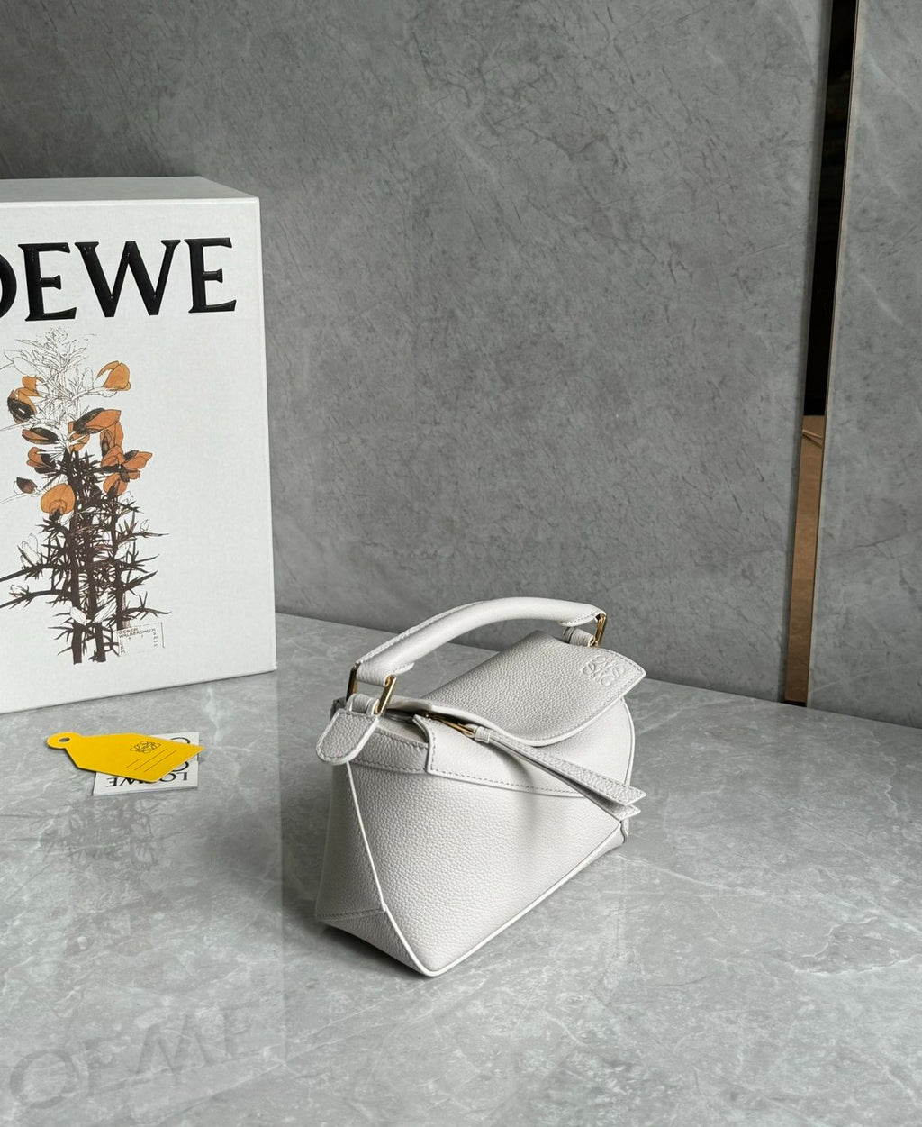 Loewe Women's Fashion Classic Solid Color Small Mini Soft Grained Cowhide Leather Puzzle Handbag Tote Shoulder Bag Bags A510P88X16-9567 #78731