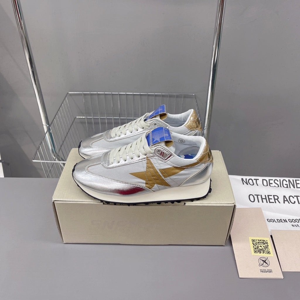 Golden Goose Marathon Vintage Athletics Women's Men's Sneakers Pentagram Thick Bottom Sports Casual Shoes Dirty Shoes Sneakers #81218