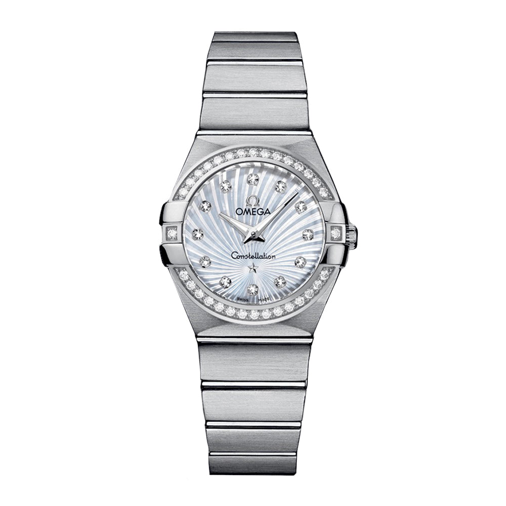 OMEGA Women's Anti-Glare Sapphire Mirror Swiss Quartz Watch #96952