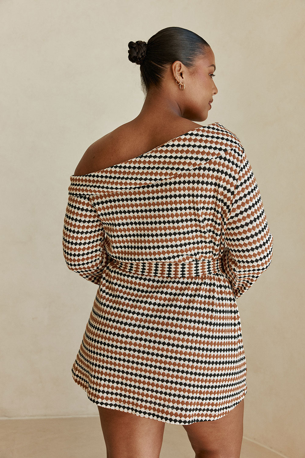 Cabana Dress - Geo Stripe