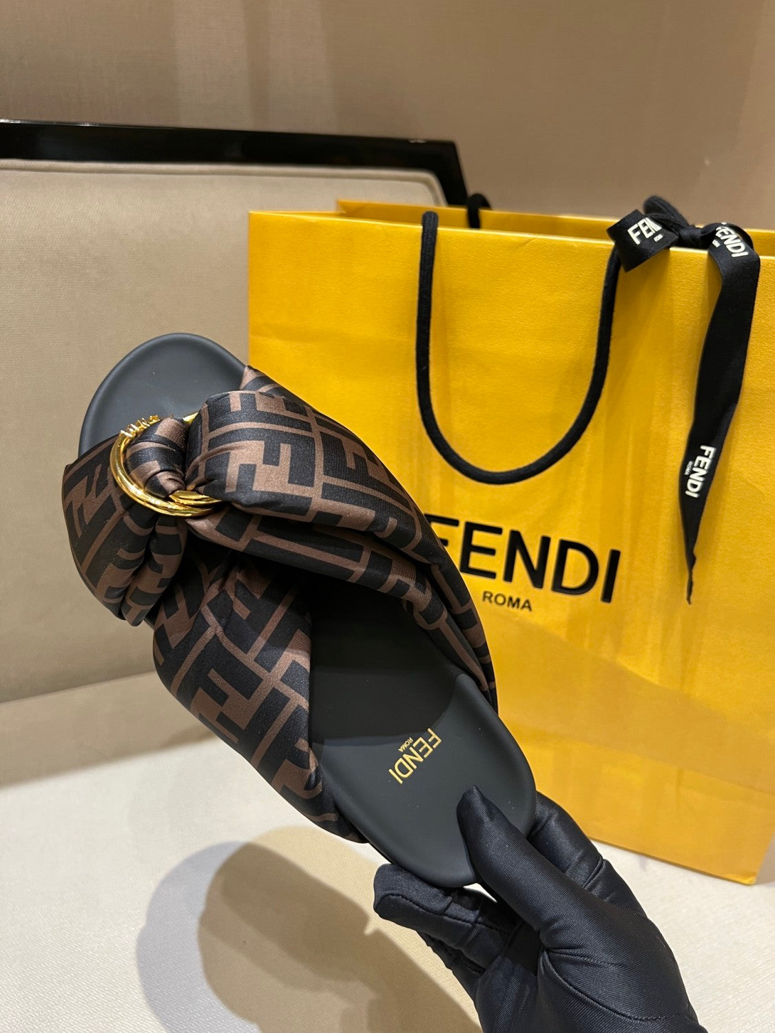 FENDI Fendi Feel Shoes Brown #388733
