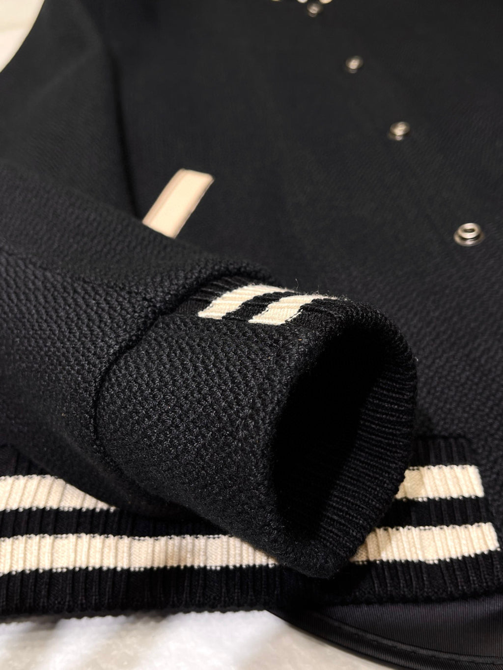 Saint Laurent Teddy Jacket In Wool Ngvp #691