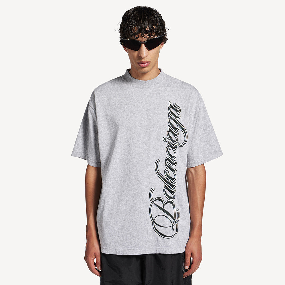 Balenciaga Cursive T-shirt Medium Fit #377640