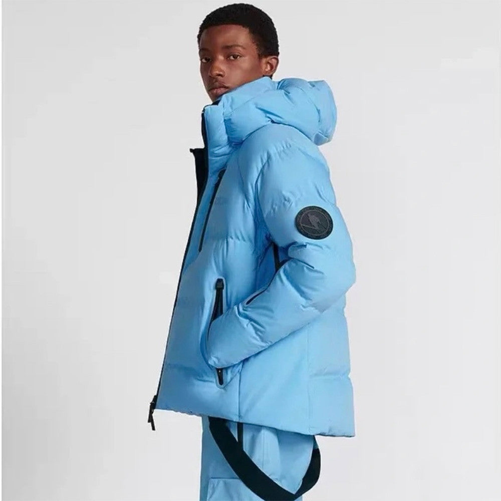 Dior x Descente x Peter Doig Light Blue Puffer Coat #334553