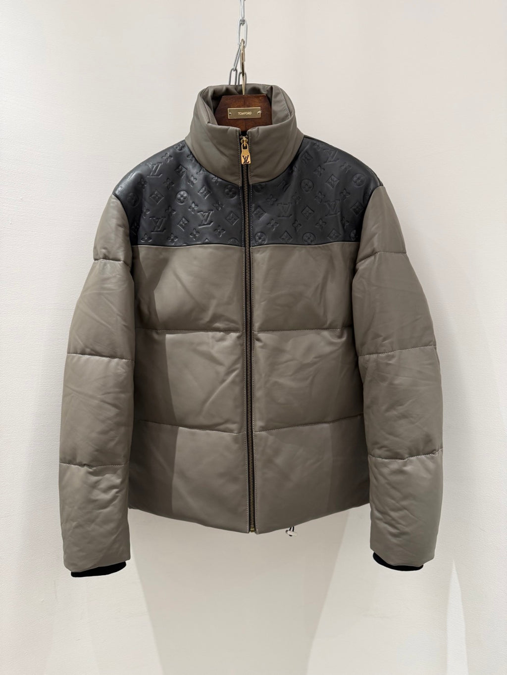 Louis Vuitton Leather Down Jacket #333837