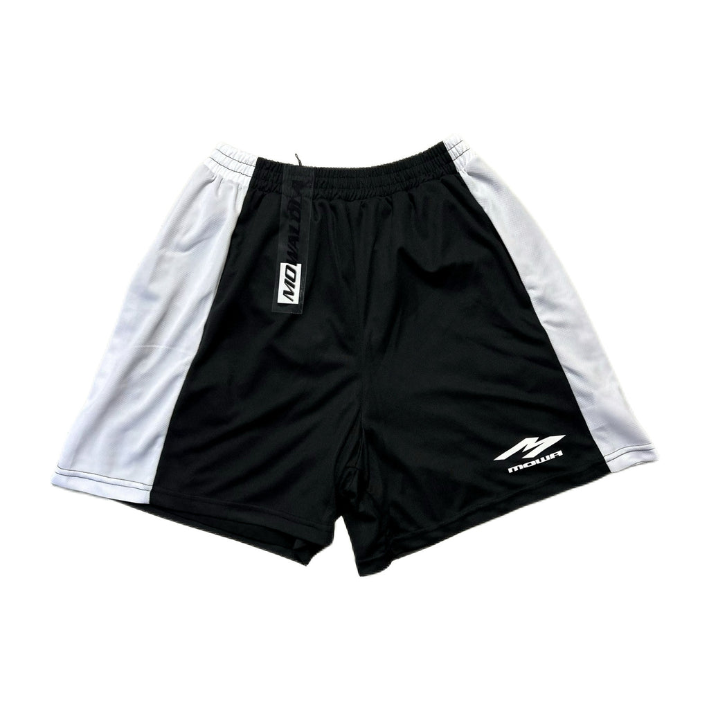 Mowalola Opium Yvl Style Colorblocked Printed Sports Mesh Ballerina Pants Loose Casual Shorts Men's Spring/summer Elastic Waist Shorts Ngvp #2478