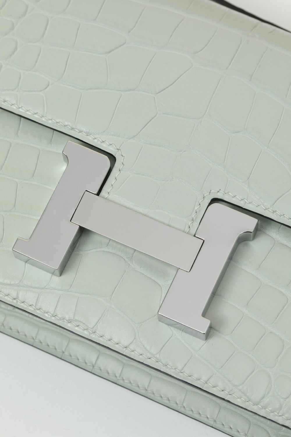 Hermes Women's Fashion Classic Matte Alligator Leather Underarm Bag Shoulder Bag Tote Bag Bags CJG2401600 #78784