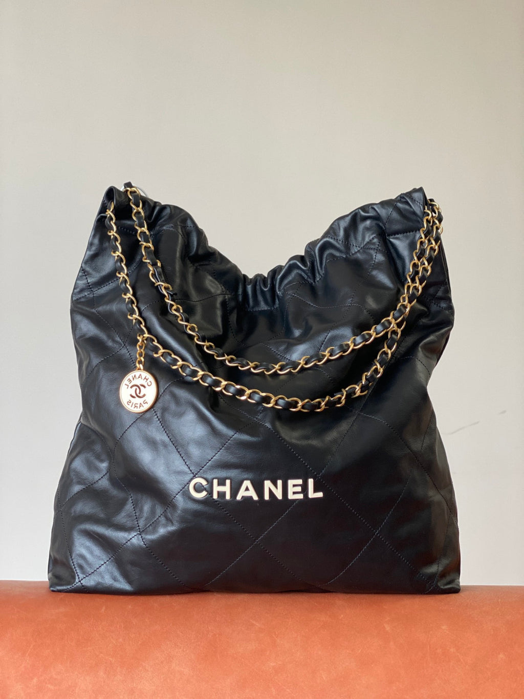 Chanel Large Bags  37 X 45 X 10 X 46 CM Collection Link Large Tote Women's Classic Waxed Leather Tote With Gold And Silver Buckles Leather-woven Chain And Luxurious Chain Strap Bags #196089