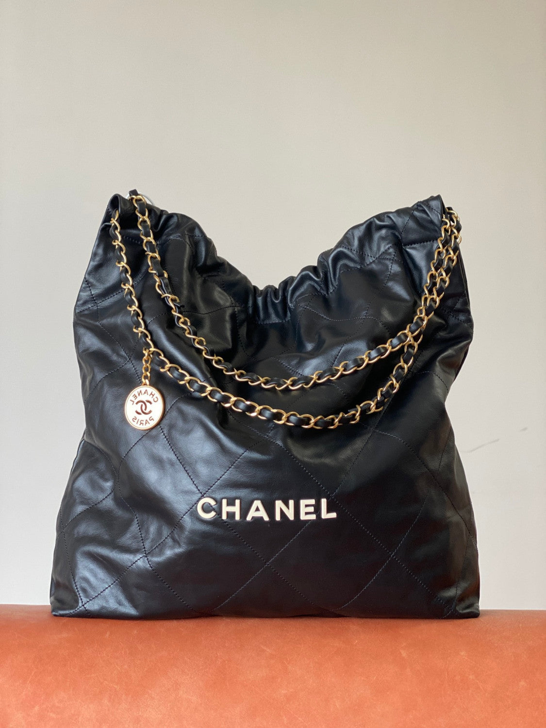 Chanel Large Bags  37 X 45 X 10 X 46 CM Collection Link Large Tote Women's Classic Waxed Leather Tote With Gold And Silver Buckles Leather-woven Chain And Luxurious Chain Strap Bags #196089