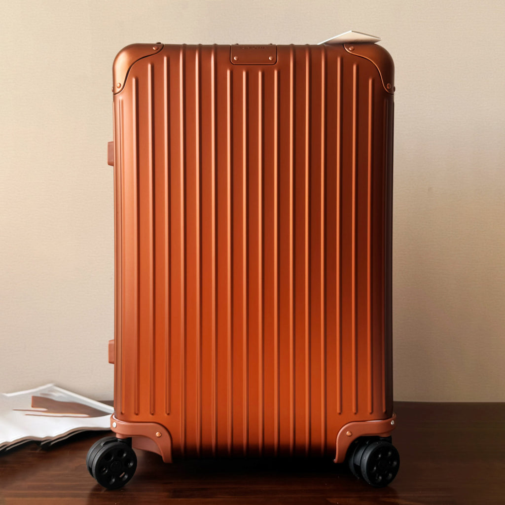 Rimowa Men's Women  Fashion Casual Solid Color Retro Adjustable Height Trolley Suitcase Luggage #78993