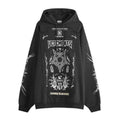 Vetements Men's Fashion Letter Graffiti Pentagram Embroidery Loose Black Zipper Long Sleeve Hoodie #74542