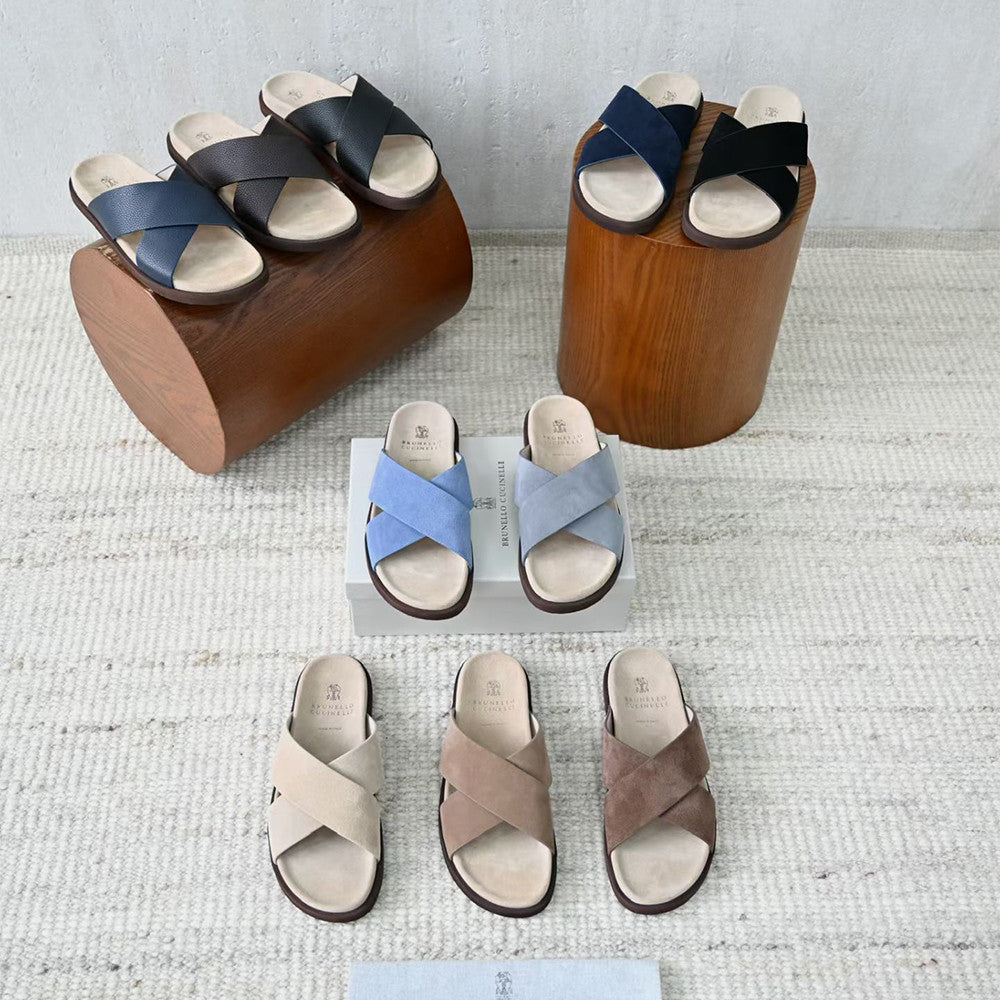 Brunello Cucinelli Leather Sandals #378896